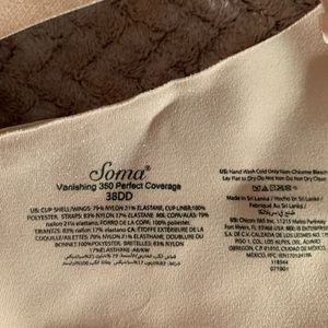 Soma Vanishing 360 perfect coverage bra